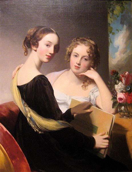 Thomas Sully Portrait of the Misses Mary and Emily McEuen oil painting image